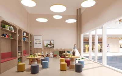 现代幼儿园娱乐室3D模型下载